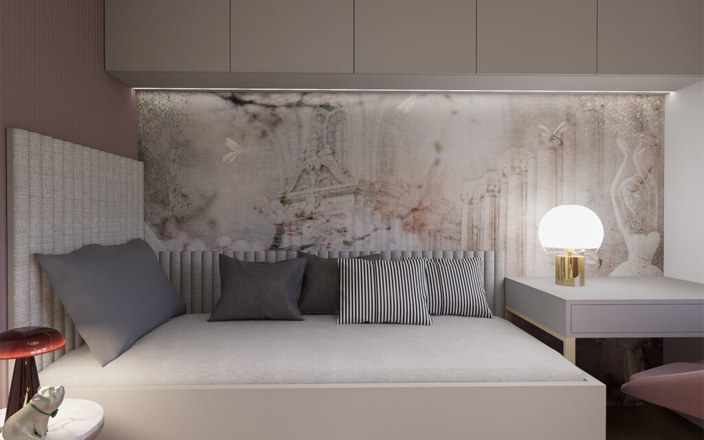 Dizajn interijera sobe za djevojčicu