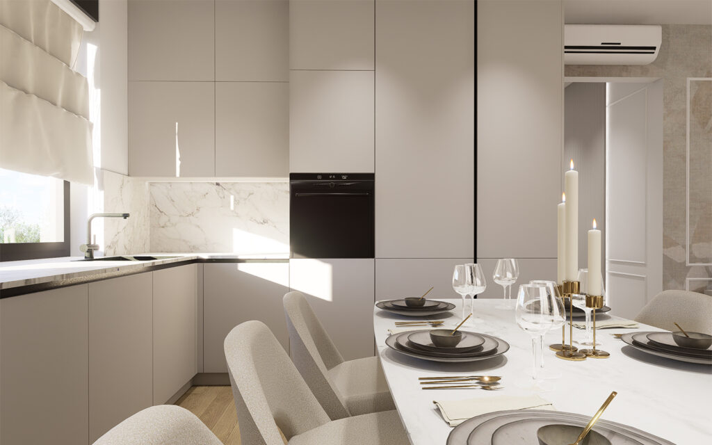 Kuhinja u stanu Bukovac