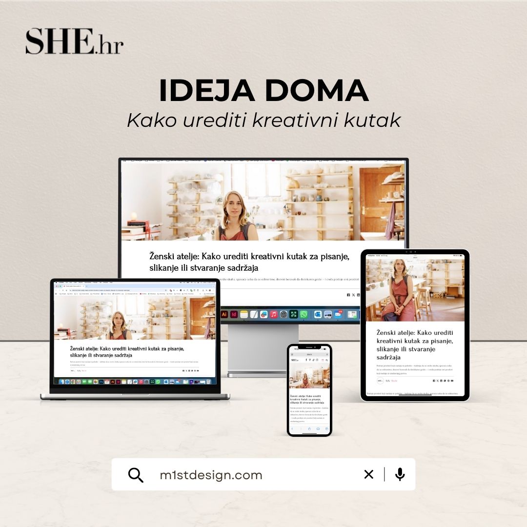 SHE.hr kako urediti kreativni kutak