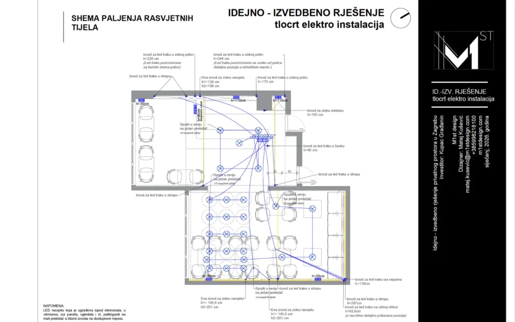Tehnički nacrti projekt Play Off Zagreb