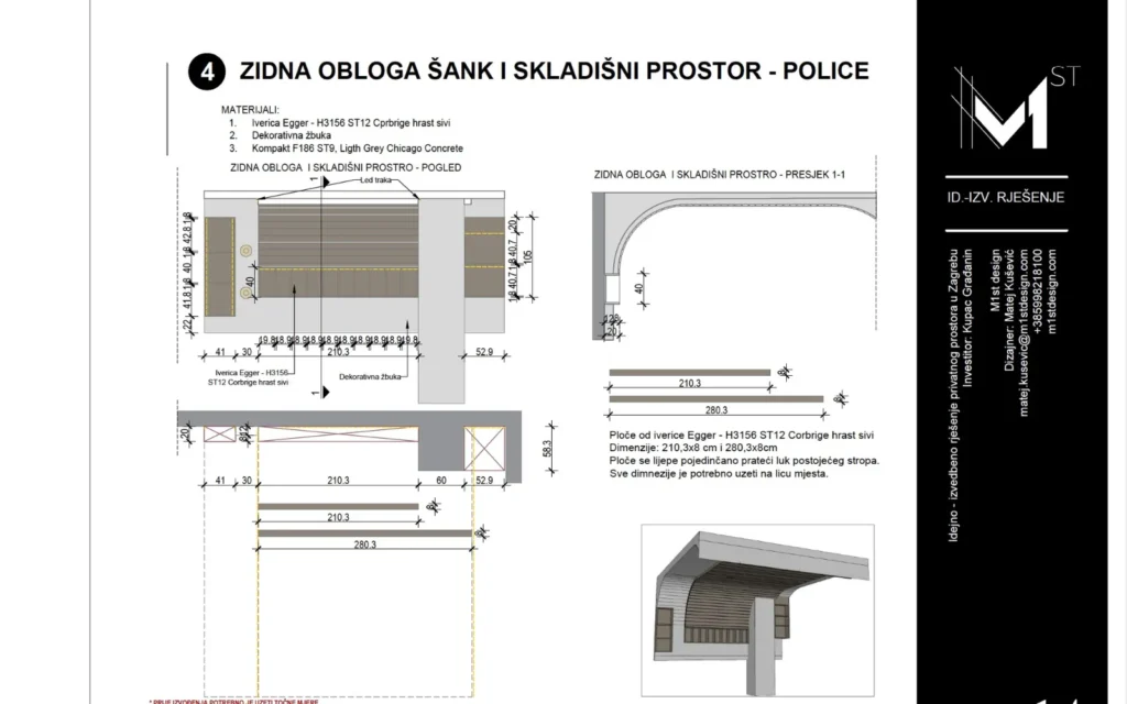 Tehnički nacrti projekt Play Off Zagreb