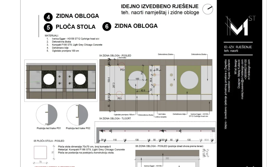 Tehnički nacrti projekt Play Off Zagreb
