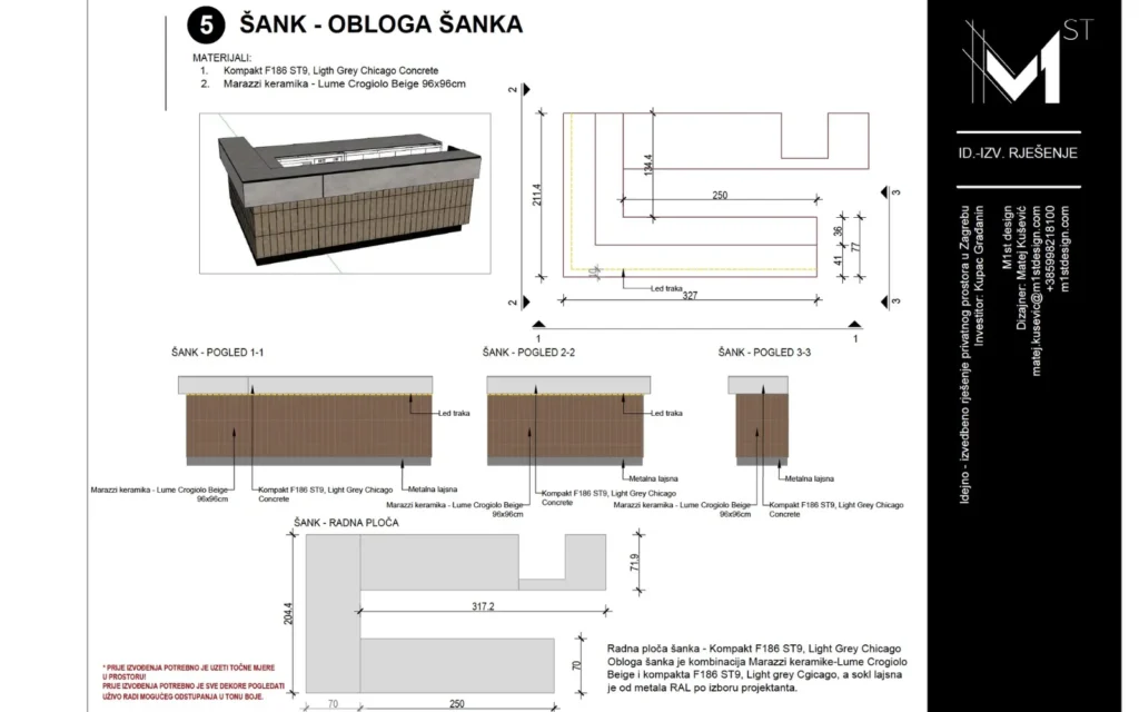 Tehnički nacrti projekt Play Off Zagreb